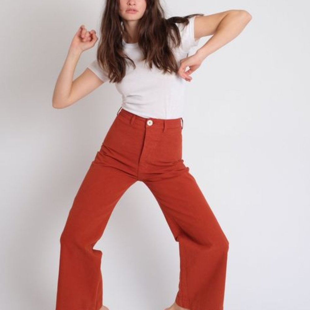 Jesse Kamm Sailor Pants Iron Oxide size 8